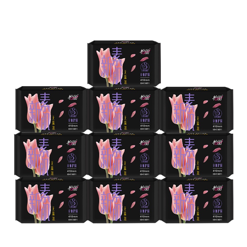 怡丽立体护围绵柔纤巧日/夜用410mm(4片)10包40片护翼卫生