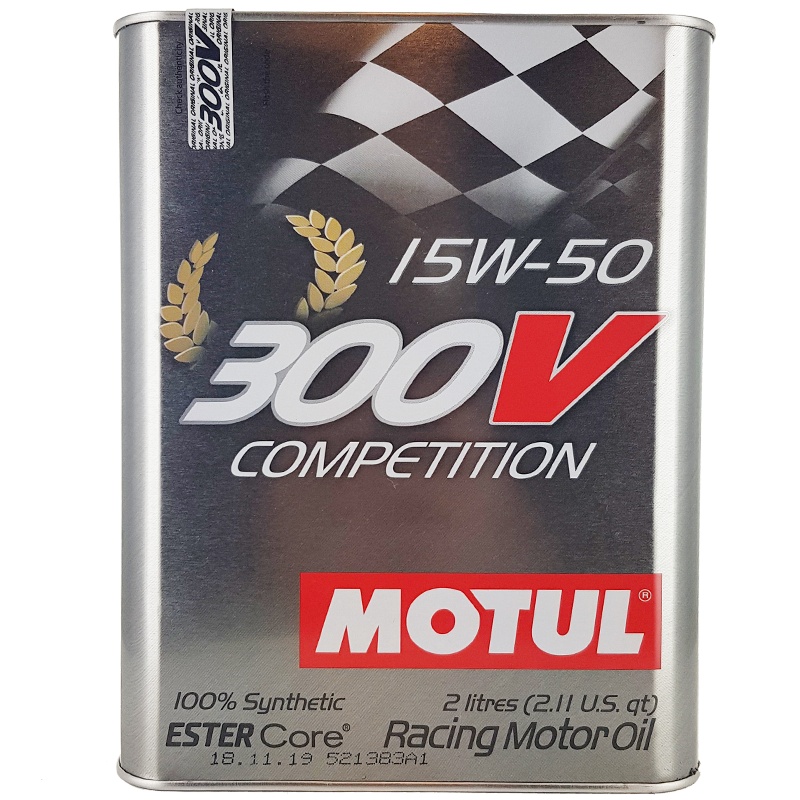 摩特Motul酯类全合成机油300VCOMPETITION15W-50SN2L