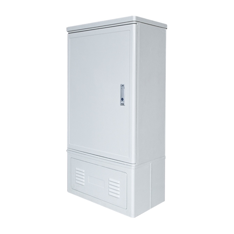 千天(QANTOP)288芯光缆交接箱光纤光交箱落地式式防水室外光纤终端盒 288芯空箱 QT-GXJ010