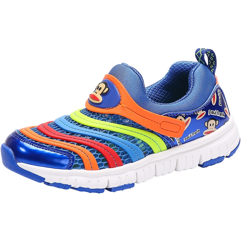 大嘴猴童鞋毛毛虫鞋男童鞋子2018夏款透气儿童运动鞋