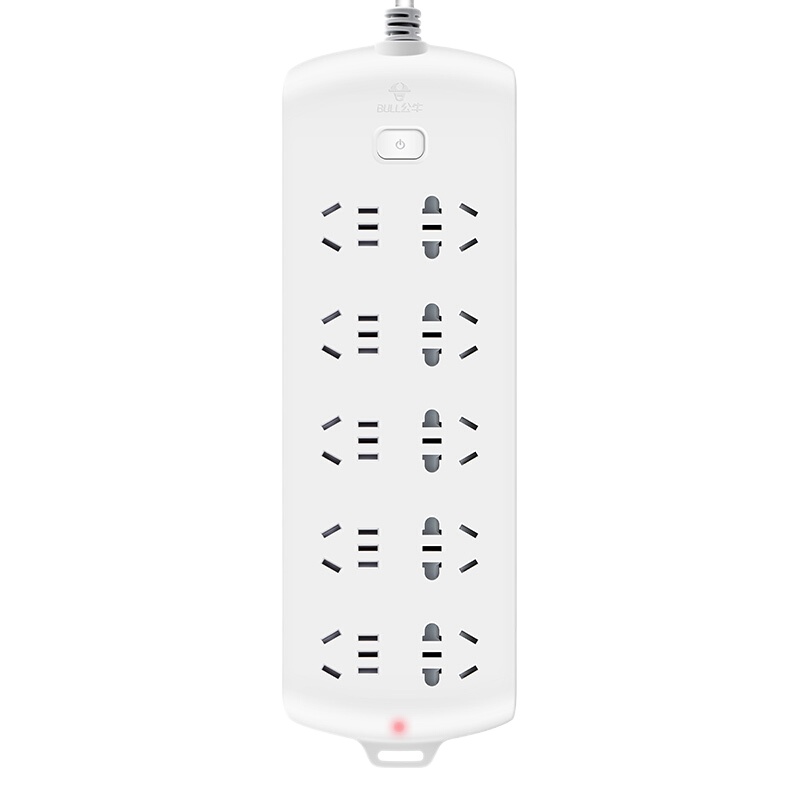 公牛 GN-B20A0 新国标插座 插线板 插排 拖线板 10位总控全长5米