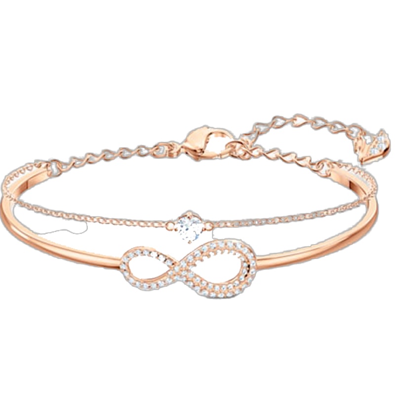 [直营]王一博同款系列 SWAROVSKI施华洛世奇INFINITY女士人造水晶手镯送恋人
