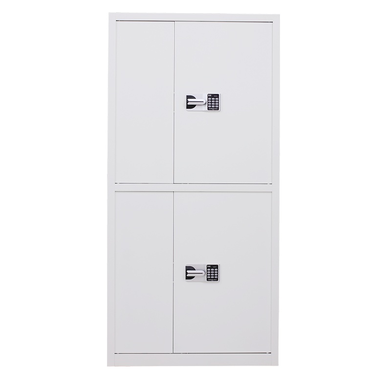 万尊 保密柜办公室文件柜电子密码锁金属资料档案柜国保锁具 通双节