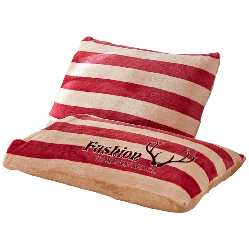 泰念Tai nian 法兰绒单枕套加绒单只学生宿舍单人双人冬季床上用品两只一对装枕头套48*74cm