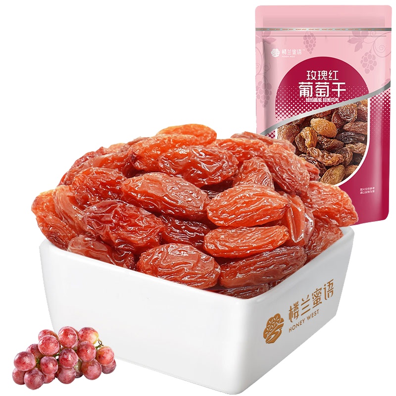 楼兰蜜语玫瑰红葡萄干225g