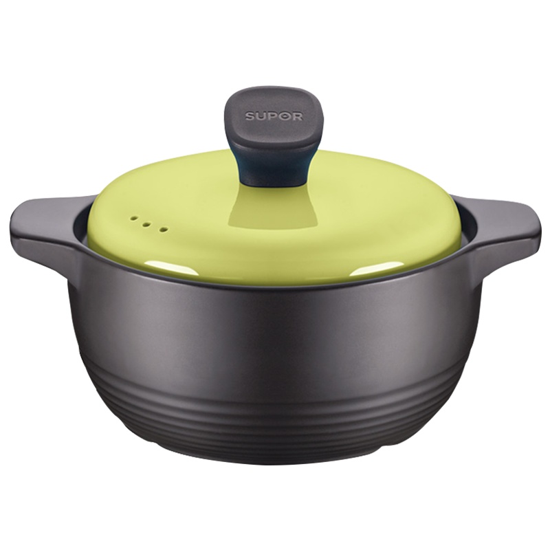 苏泊尔(SUPOR)砂锅炖锅陶瓷煲汤锅燃气明火焖瓦罐汤煲家用 TB35G1 送硅胶汤勺,竹垫,隔热手套