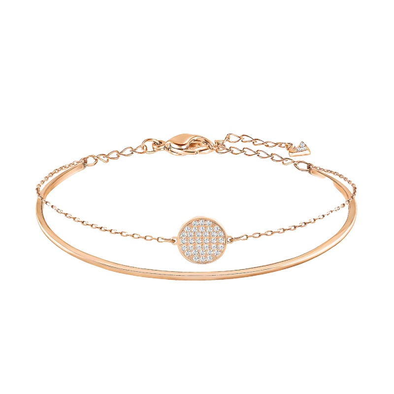 SWAROVSKI施华洛世奇Ginger手链双层圆环水晶手镯 女士 人造水晶 送恋人5274892