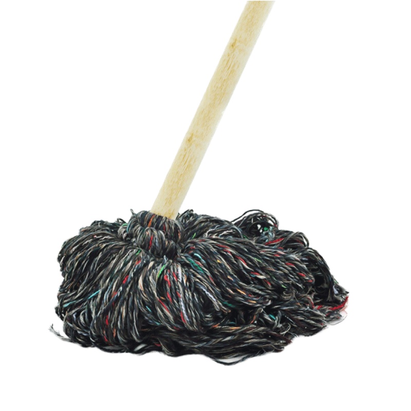 企购优品 拖布普通拖把棉线托把家用老式墩 圆头