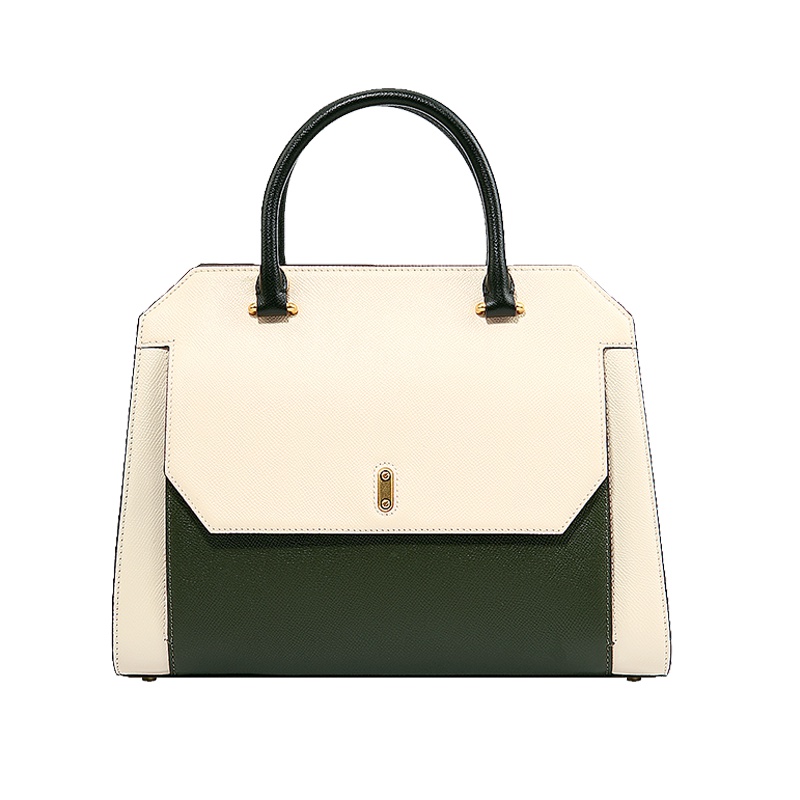 迪桑娜包包女时尚女士单肩包真皮手提包牛皮斜挎包大包 浅杏色