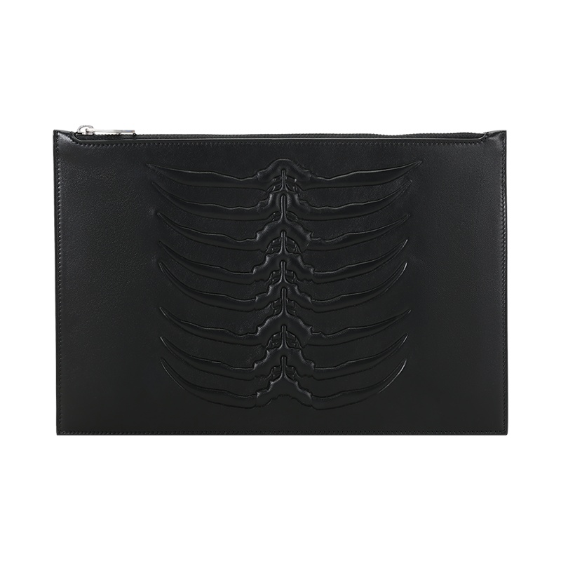 亚历山大·麦昆 ALEXANDER MCQUEEN 男士 羊皮扁平手拿包560472 ASOBY