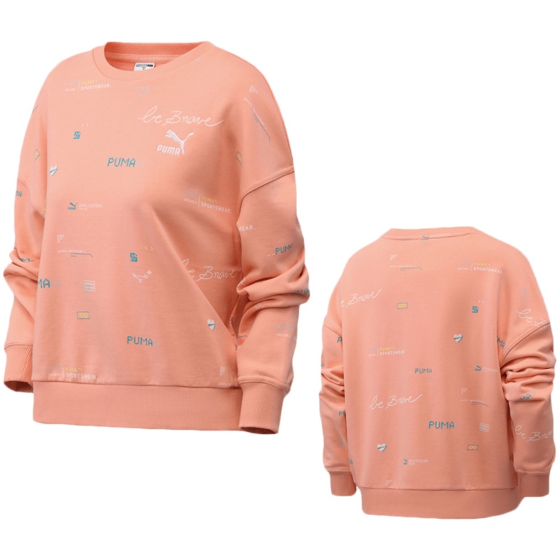 PUMA彪马女装运动服休闲圆领卫衣531280