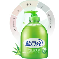 蓝月亮芦荟抑菌洗手液 500g瓶*2+500g瓶装补充液*2