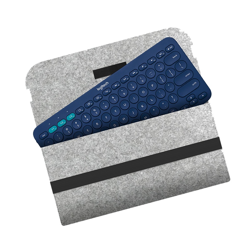 罗技(Logitech) K380键盘包 浅灰色