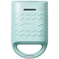 金正(NiNTAUS)三明治机 双面加热 600W功率 回型管发热不粘烤盘 不粘涂层速烤三明治炉早餐机JZK-601绿色