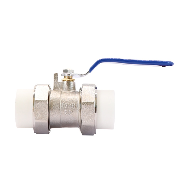 奥华 PPR双头活接阀门铜阀门 规格:DN20