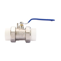 奥华 PPR双头活接阀门铜阀门 规格:DN20