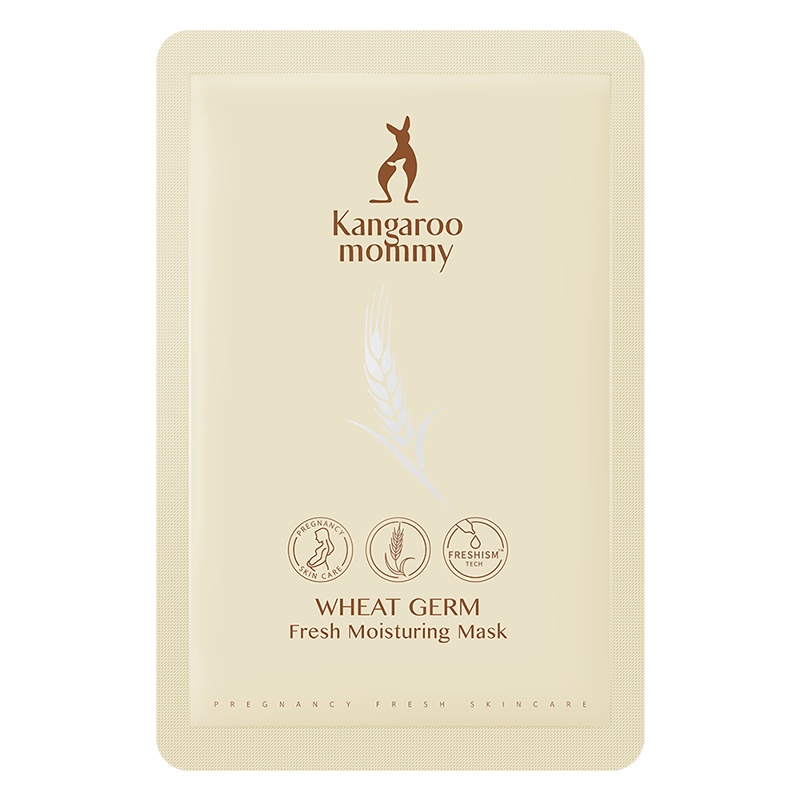 袋鼠妈妈 kangaroomommy 25g*18片孕妇面膜天然纯补水保湿面膜孕妇护肤品