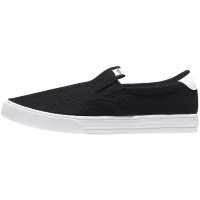 【自营】adidas阿迪达斯NEO男子板鞋帆布鞋休闲运动鞋D97256 D972561号黑色+亮白