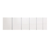 业彩家居办公室隔断YCJJ0003移动屏风可折叠板式隔墙屏风带烤漆支架脚