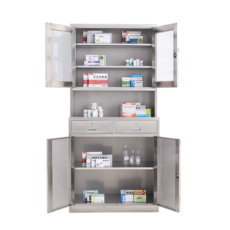 东港家具 不锈钢小药品柜，储物柜，更衣柜，员工柜，水杯柜，多门柜，鞋柜，碗柜，带锁柜子可定制