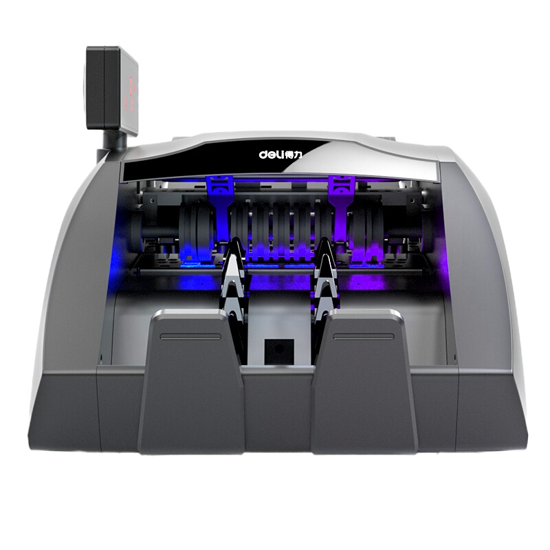 得力 3910S点钞机 B类语音 双屏触摸屏 智能混点