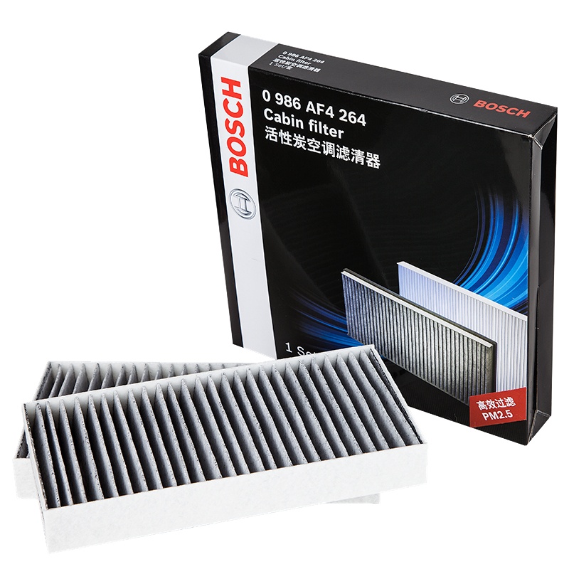 博世(BOSCH)PM2.5活性炭空调滤清器0986AF4264(进口思域,CRV 2.0L(04-))