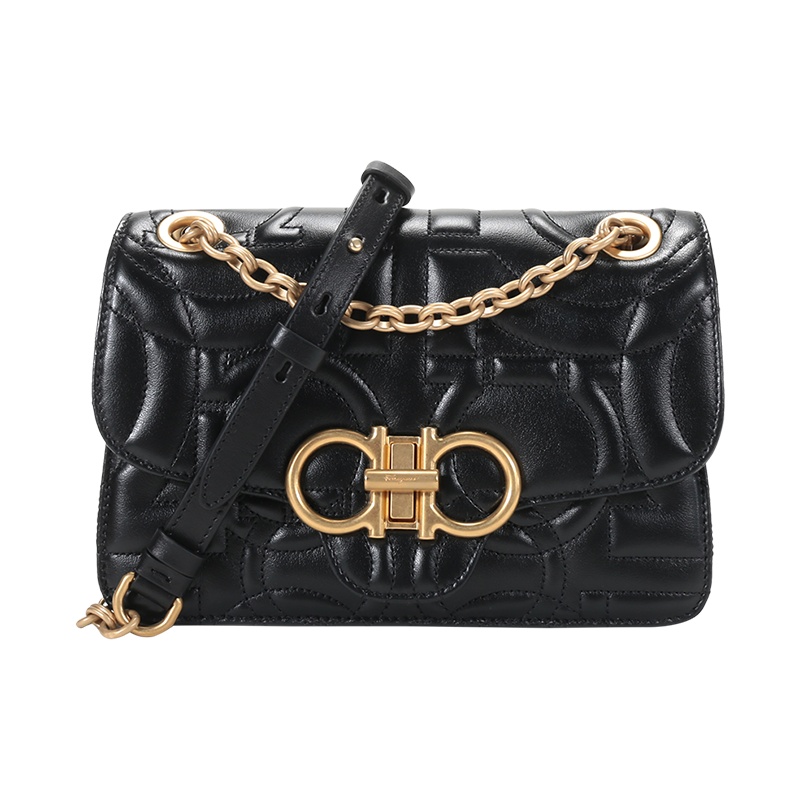 Salvatore Ferragamo 菲拉格慕 女士牛皮手提单肩斜挎包21H153