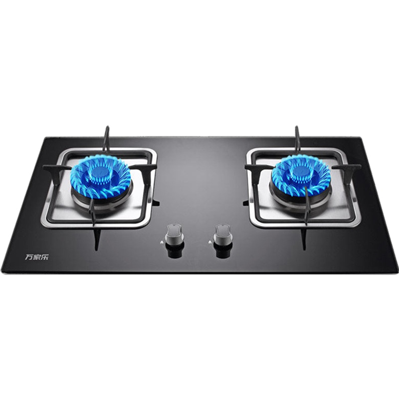 万家乐（Macro） 燃气灶JZT-DQZ01B(天然气)钢化玻璃台嵌两用灶具