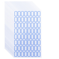 科讯 口取纸 不干胶 标签纸 20*29mm 蓝色红色随机 50张每包2包整组