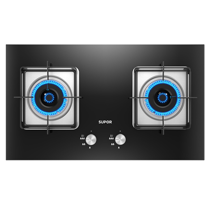 苏泊尔(SUPOR)JZY-B30燃气灶煤气灶双灶台式嵌入式灶具大火力全进风钢化玻璃高能猛火(液化气)