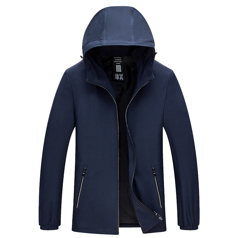 袋鼠(DAISHU)男士秋季新款连帽休闲夹克DS17208