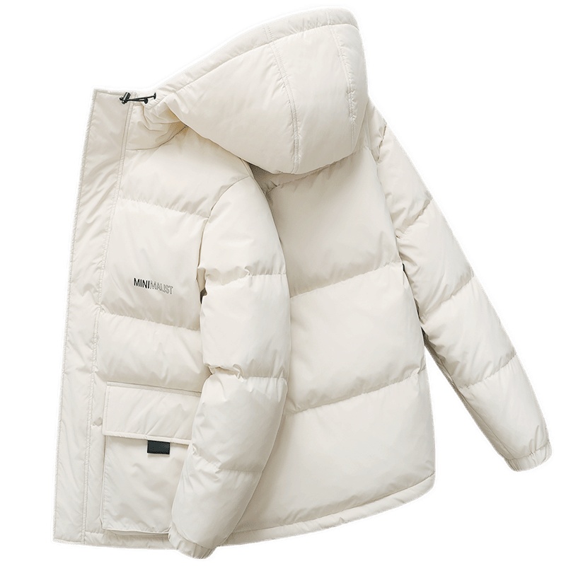 马克华菲面包羽绒服男短款加厚2021冬季新款高端品牌潮牌连帽衣服