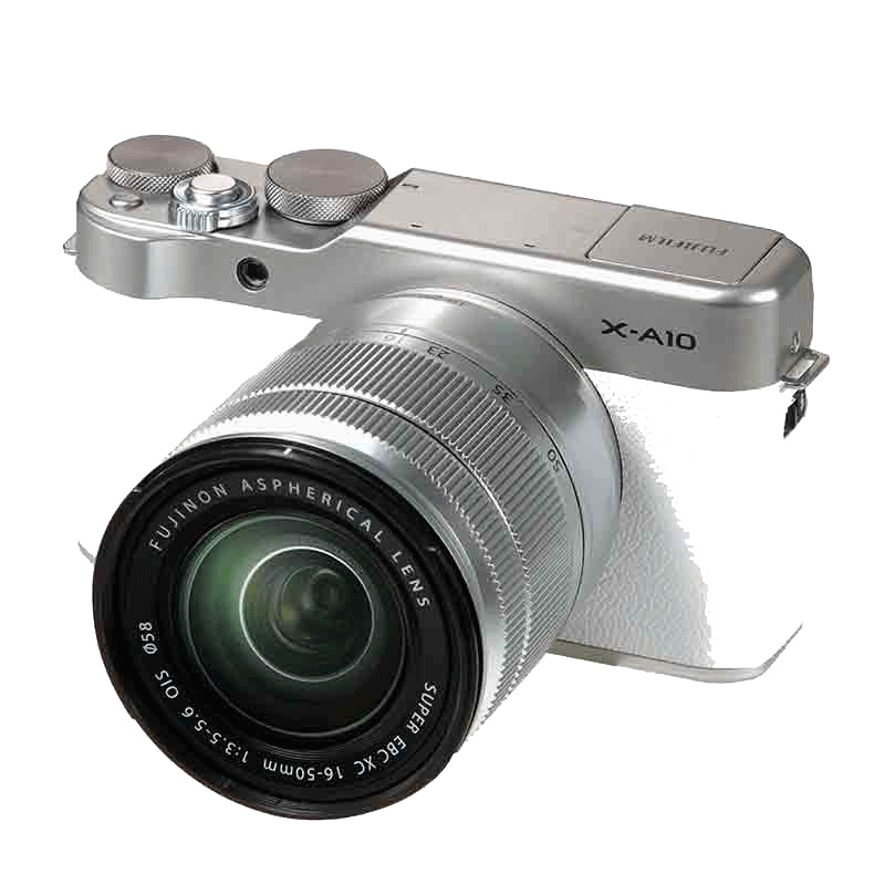 富士（FUJIFILM）X-A10(XC16-50MM) 白色微单套机有效像素1630万 富士微单 XA10