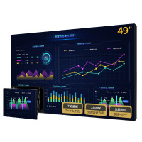洛菲特(LOFIT) 49英寸高清拼接屏3.5mm拼缝单台标配 商用显示器 LFT490P-DH1