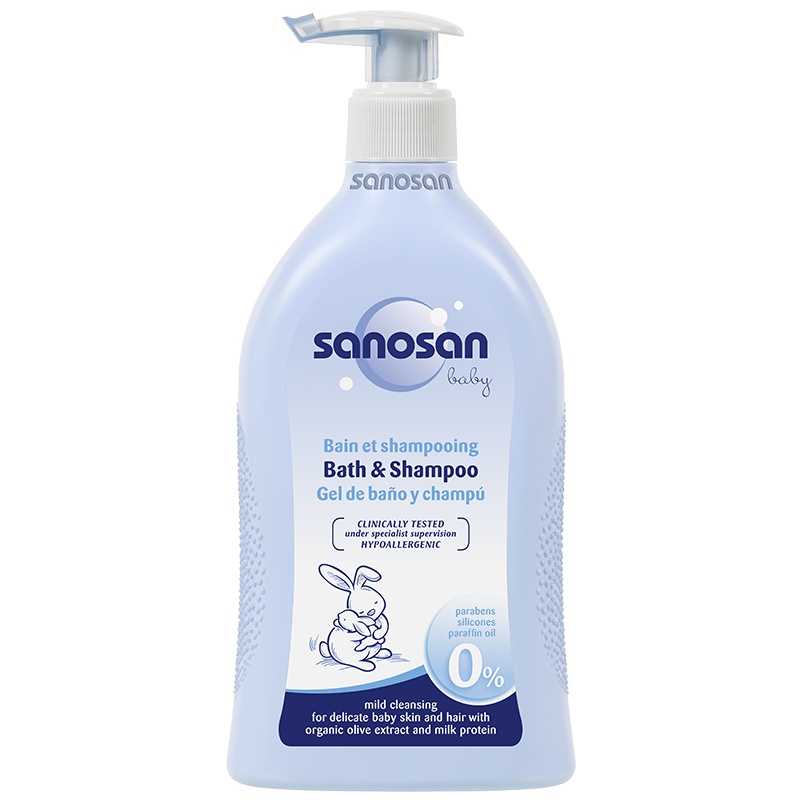 哈罗闪 婴儿净护二合一洗发沐浴露400ml