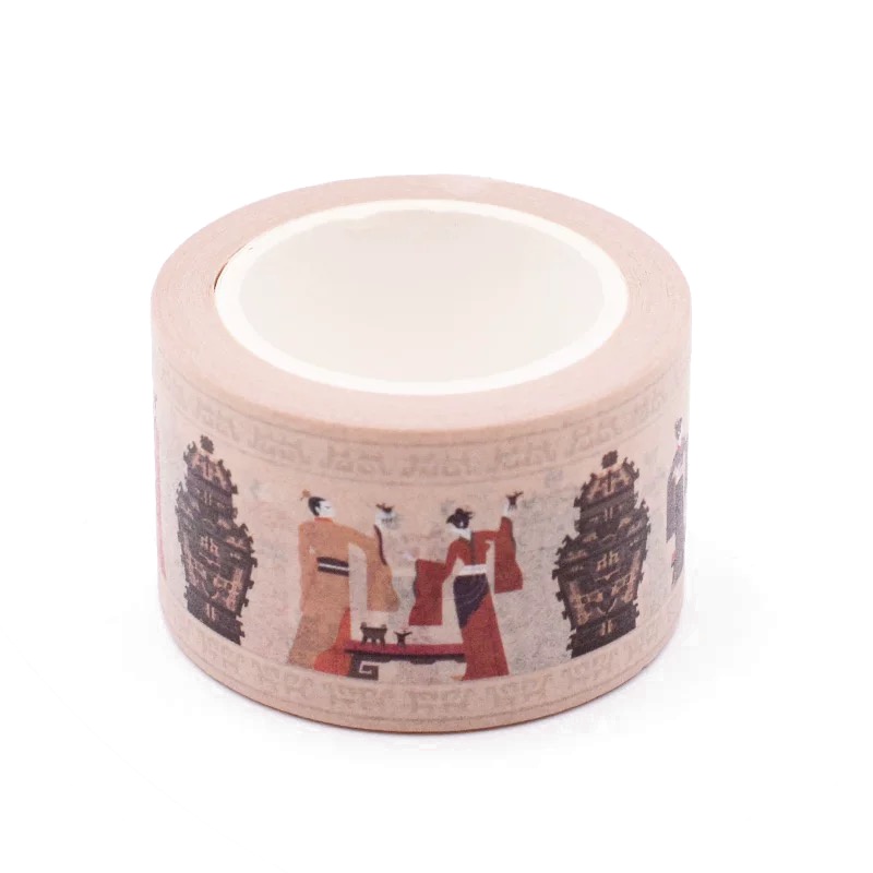 国家宝藏 文创古代器物手帐 和纸胶带 - 古风贴纸