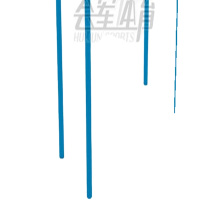 双杠高温固化表面光滑抗紫外光能力强色彩鲜艳不易脱落耐腐蚀喷涂设备采用静电粉末喷涂装置