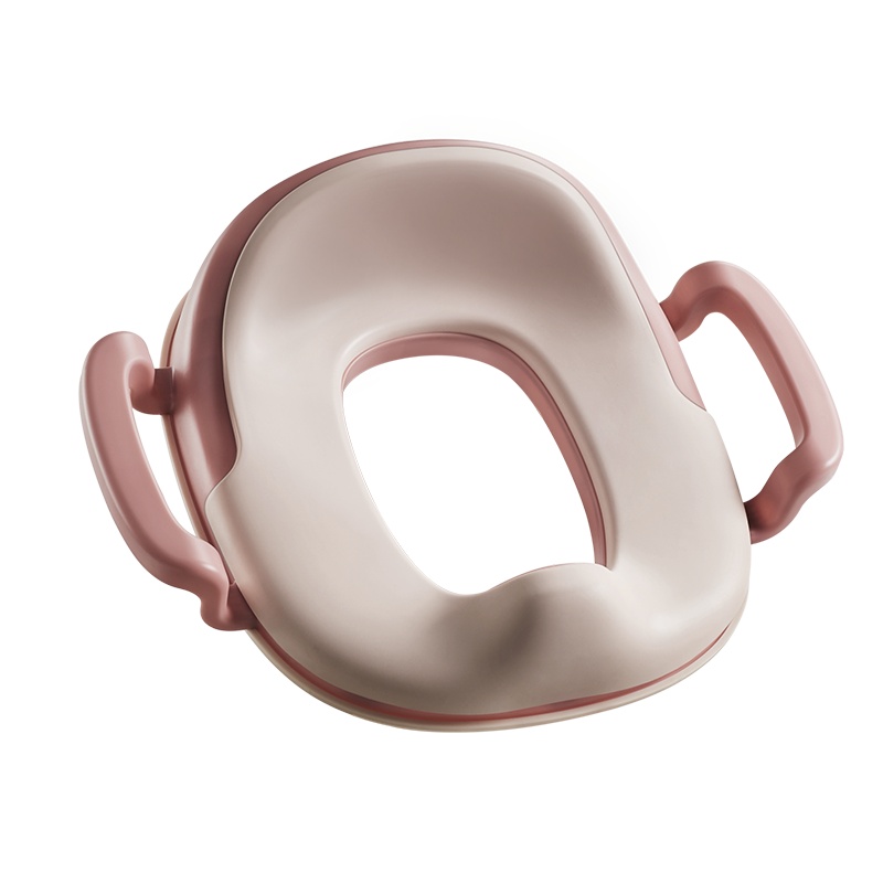 babycare婴儿童马桶坐便器宝宝马桶圈 男孩女便盆尿盆尿桶两用珀尔里粉