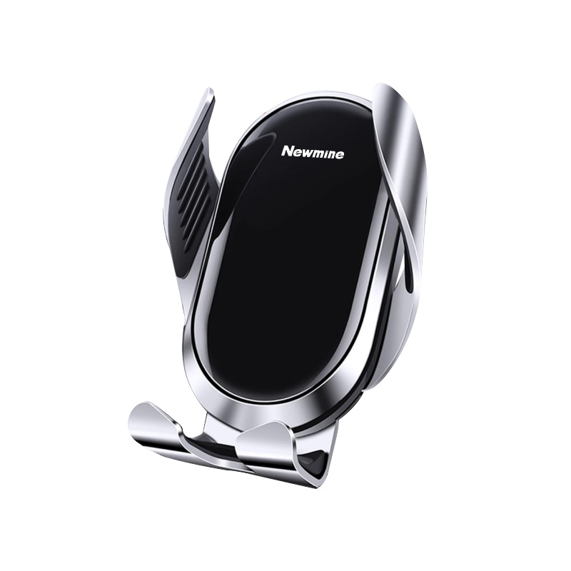 纽曼VM008 银色手机车载支架汽车支撑架车用导航出风口固定支驾吸盘式车内上用品万能通用型