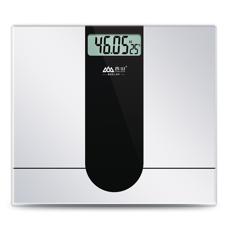 香山 电子称台秤EB1630智能体重秤家用称重健康秤 银黑(2000起订)