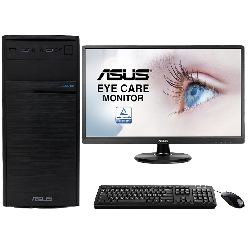 华硕(ASUS)商用台式电脑主机 D349SD-U5500002 (U5580 4G 500G 集显 )