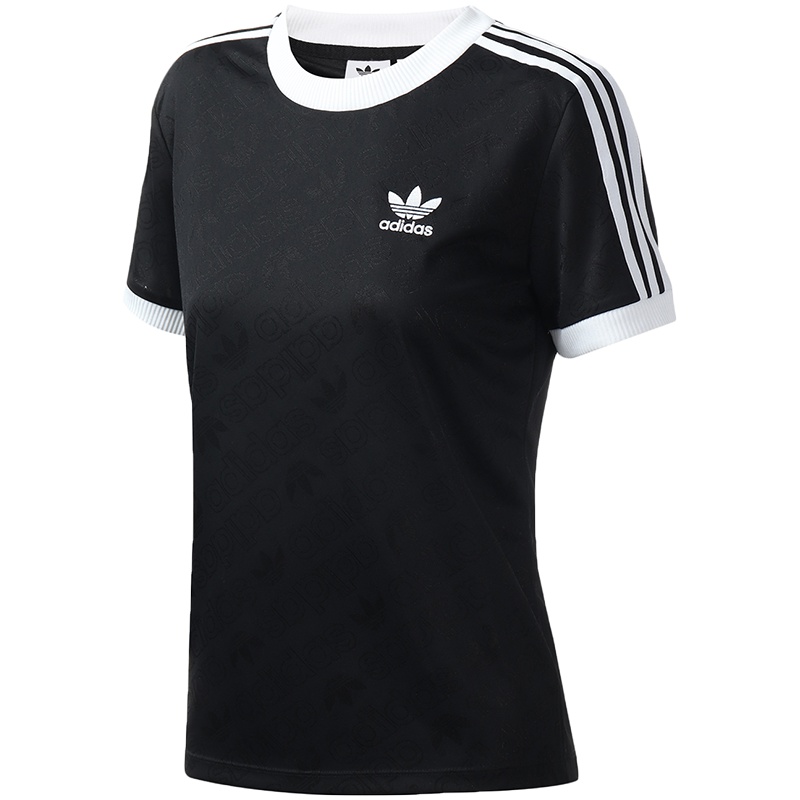 adidas阿迪达斯三叶草女装运动休闲圆领T恤ED7476