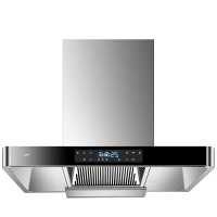 优好21m³大吸力欧式体感触控式自动洗油烟机 燃气灶猛火煤气炉具烟灶套餐HT101D+HZ206顶吸式油烟机套装液化气