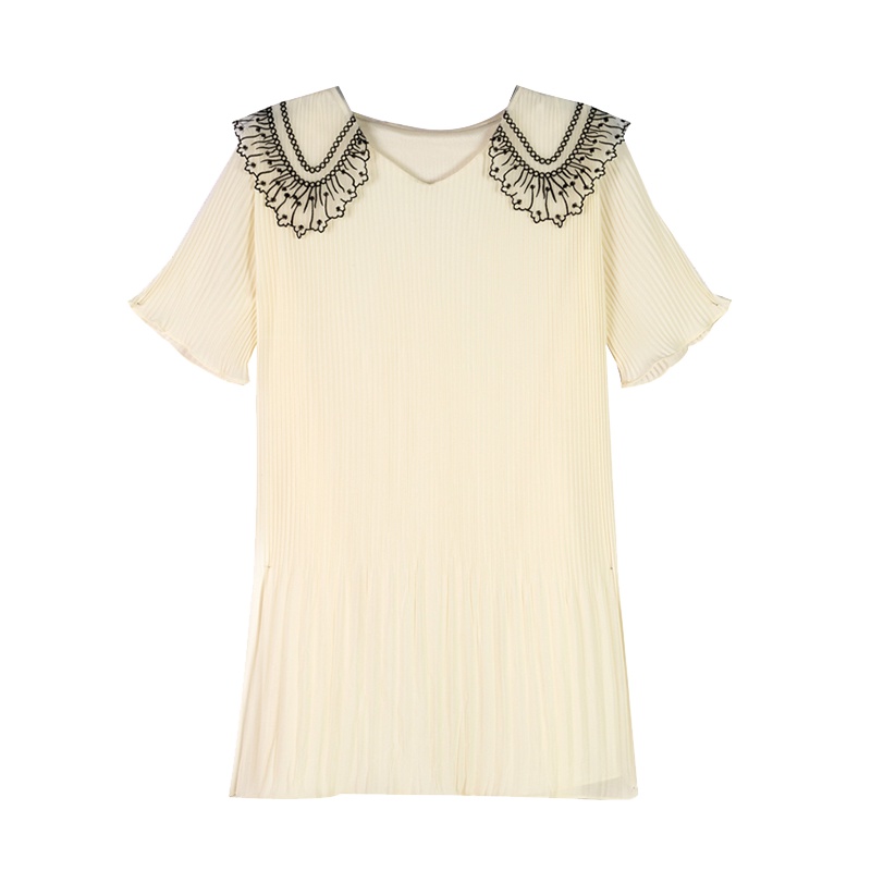 夏季超仙减龄甜美小清新连衣裙女法式小众雪纺短裙新款2019