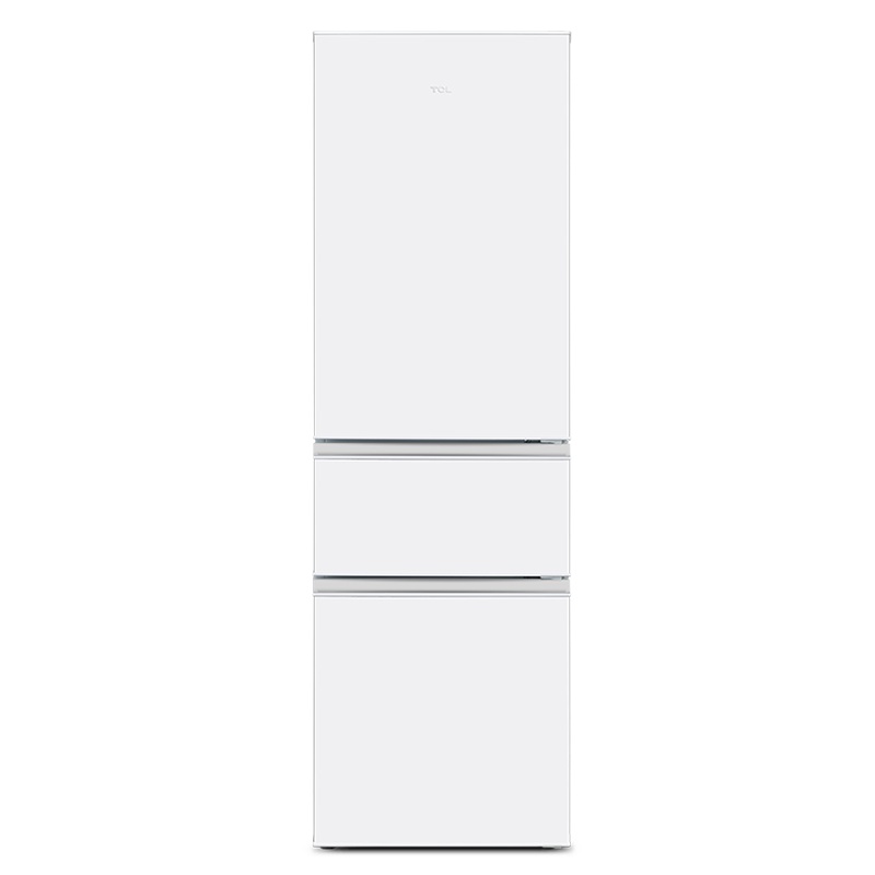 TCL 200升三门冰箱 三门三温区中门软冷冻 节能静音租房宿舍小户型冰箱 家用保鲜电冰箱 R200L1-CZ芭蕾白