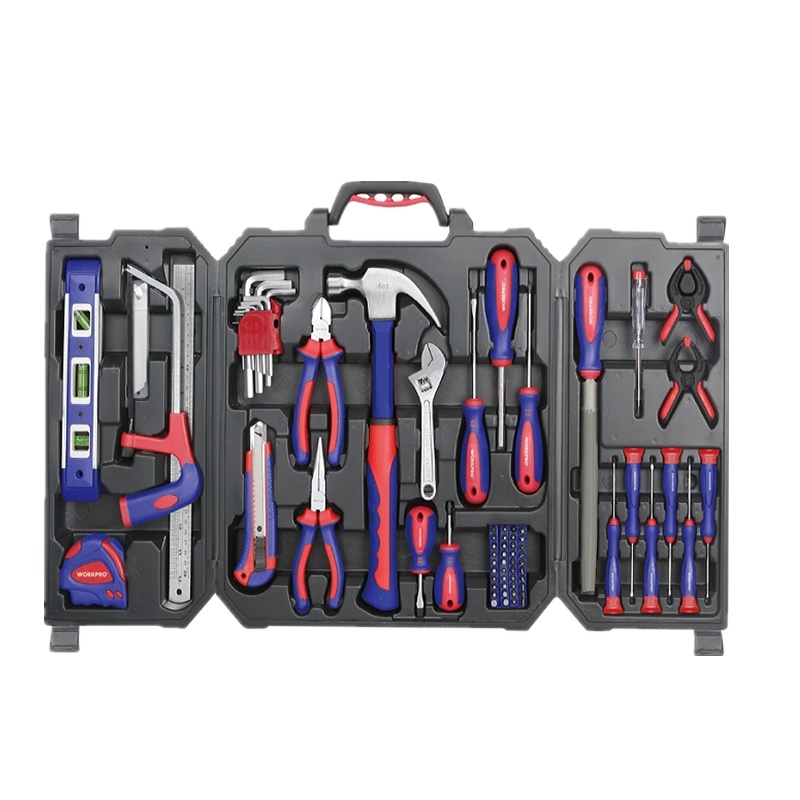 万克宝 77件套五金工具箱套装多功能维修两层组合套装