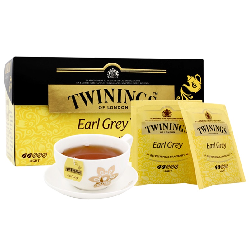 Twinings川宁 英国豪门伯爵红茶茶叶 进口英式红茶包 袋泡茶 50g