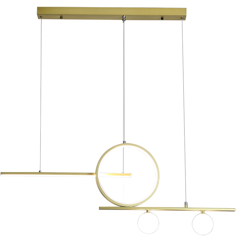 七只蚂蚁简约现代LED客厅灯餐厅吊灯ins北欧后现代北欧餐厅吊灯金色后现代创意个性网红饭厅餐桌吧台简约led极简灯具JH