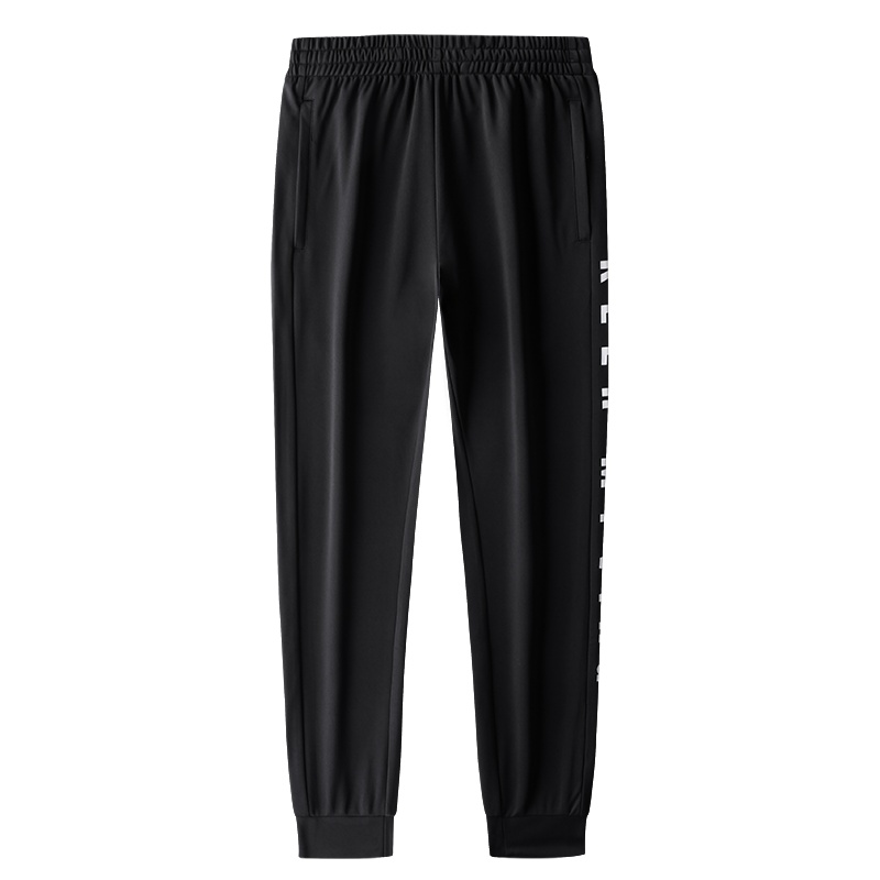 木林森情侣款运动裤时尚潮流透气松紧带收脚休闲长裤