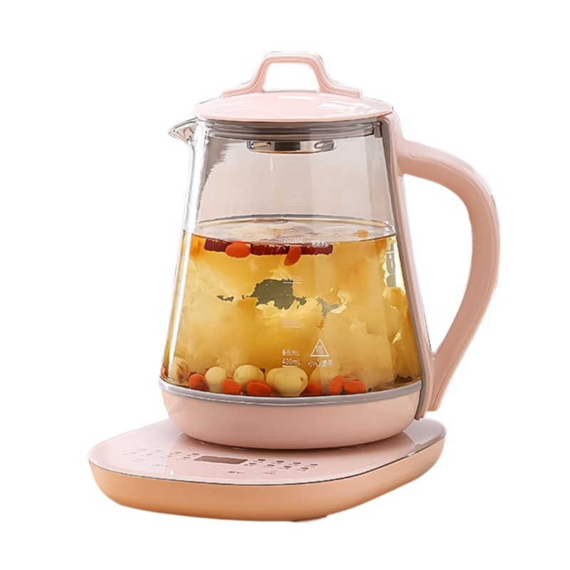 康宁(CORNING) 电水壶电热水壶烧水壶多功能煮水壶 一机多用玻璃水壶养生壶 WK-EK1.5L-UJ/PK